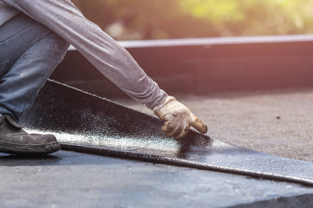 Professional Exterior Waterproofing technician working in Quakertown, PA